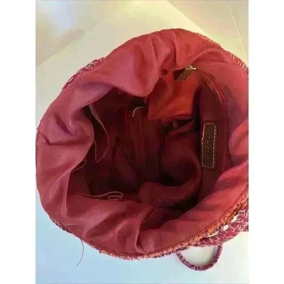 🌈 The Sak Vintage Crochet Boho Striped Crossbody Bag - Picture 7 of 16